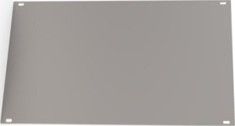 SCHROFF Panel przedni SCHROFF, nieekranowany, zespół śrub 3 HU, 42 HU, 2,5 mm, Al, anodowany