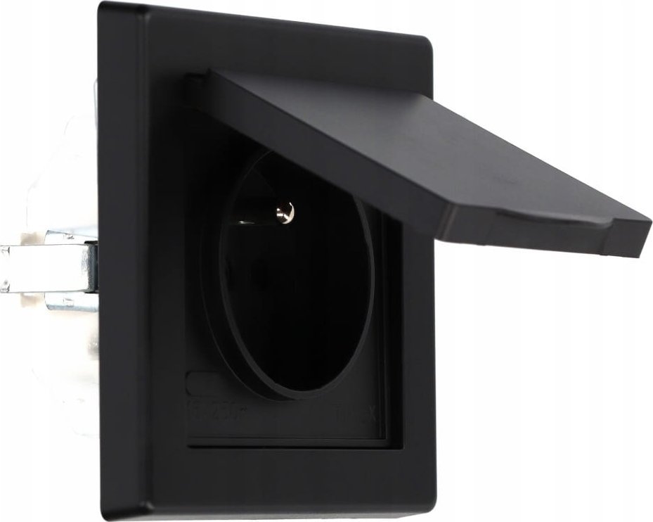 Düwi Gniazdo wtyczkowe pojedyncze z uziemieniem IP44 zewnętrzne hermetyczne