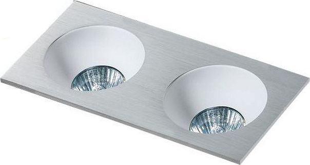 Azzardo Oprawa podtynkowa prostokątna aluminiowa AZzardo HUGO 2 AZ1737