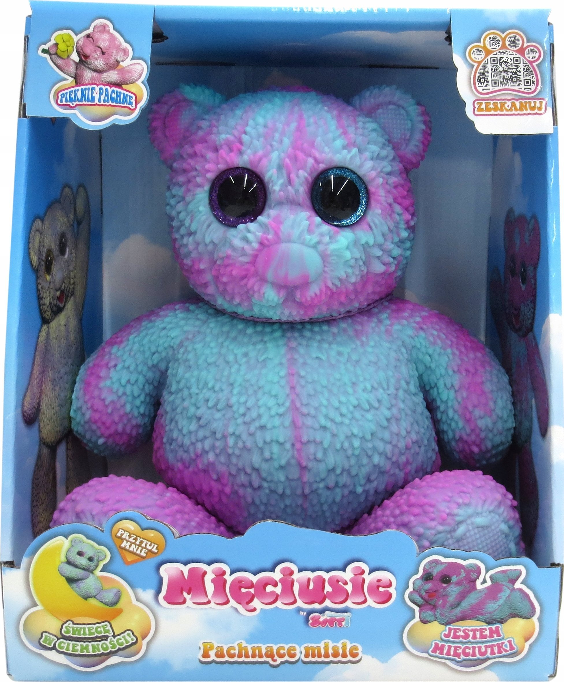 Epee Maskotka Mięciusie Pachnšce misie, miętowo-różowy