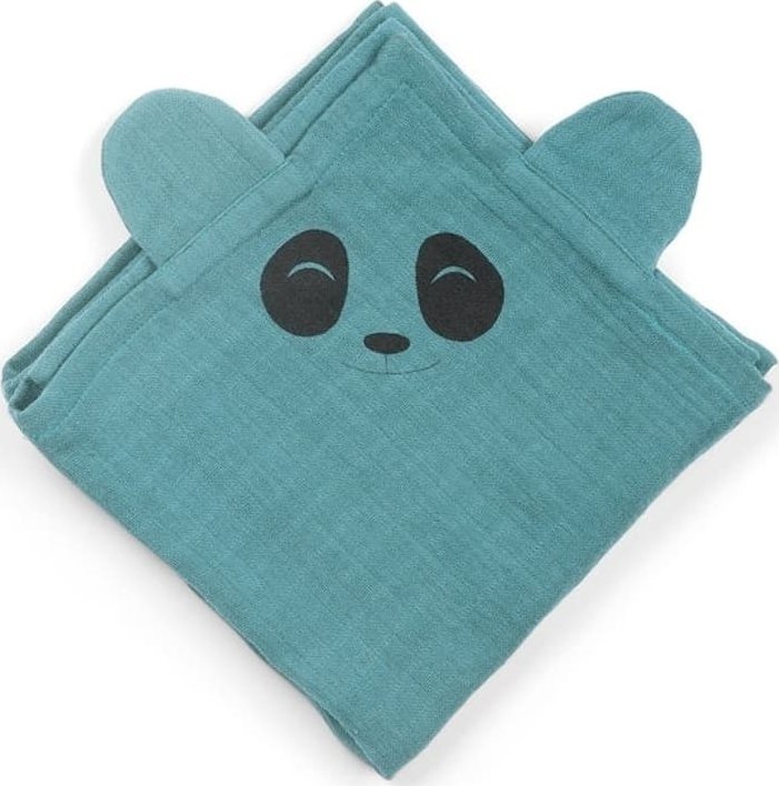 Nuuroo nuuroo - 2 pieluszki z organicznego muślinu PANDA Lead 70 x 70 cm