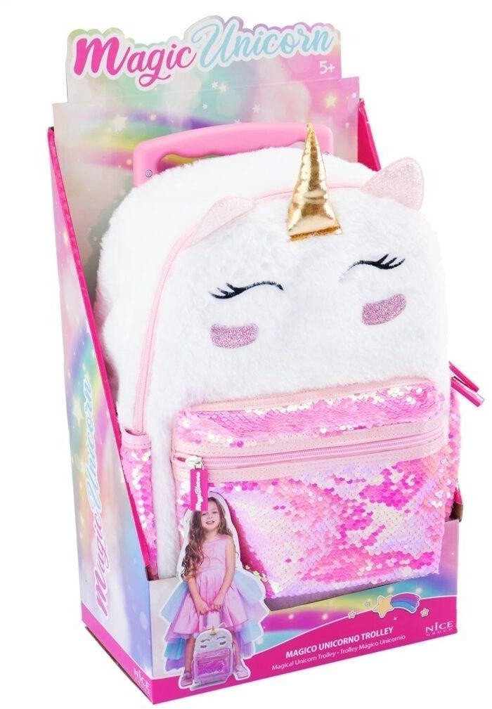 Plecak na kółkach jednorożec