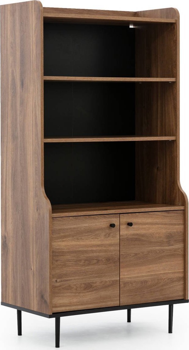 Ravio Regał z drzwiami Nero R2D