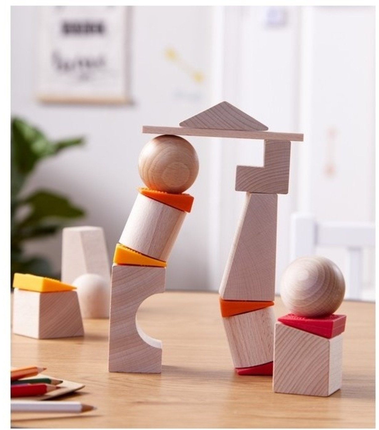 Zestaw do układania 3D Krzywe wieże kulki