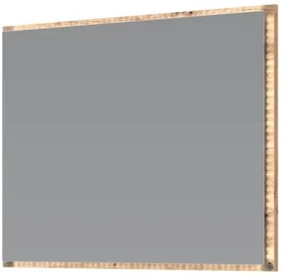 Lustro łazienkowe AVIOLA 80cm dąb artisan z oświetleniem LED HALMAR