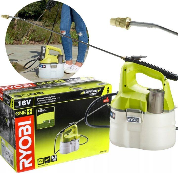 Ryobi OWS1880 Opryskiwacz akumulatorowy ONE+ 18V zbiornik 3,5 litra Ryobi