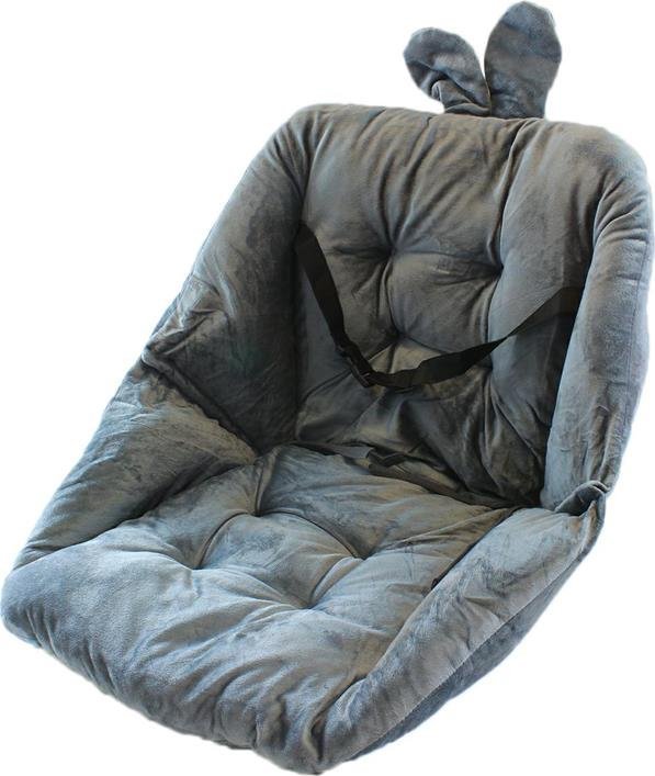 Apte GŁĘBOKA PODUSZKA z OPARCIEM na FOTEL 45x45cm ciemno szara AG690D