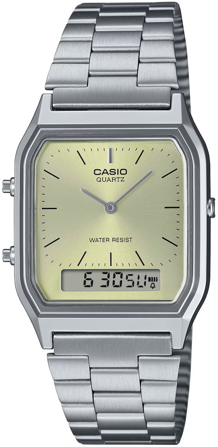 Zegarek męski Casio AQ-230A-9AMQYES srebrny