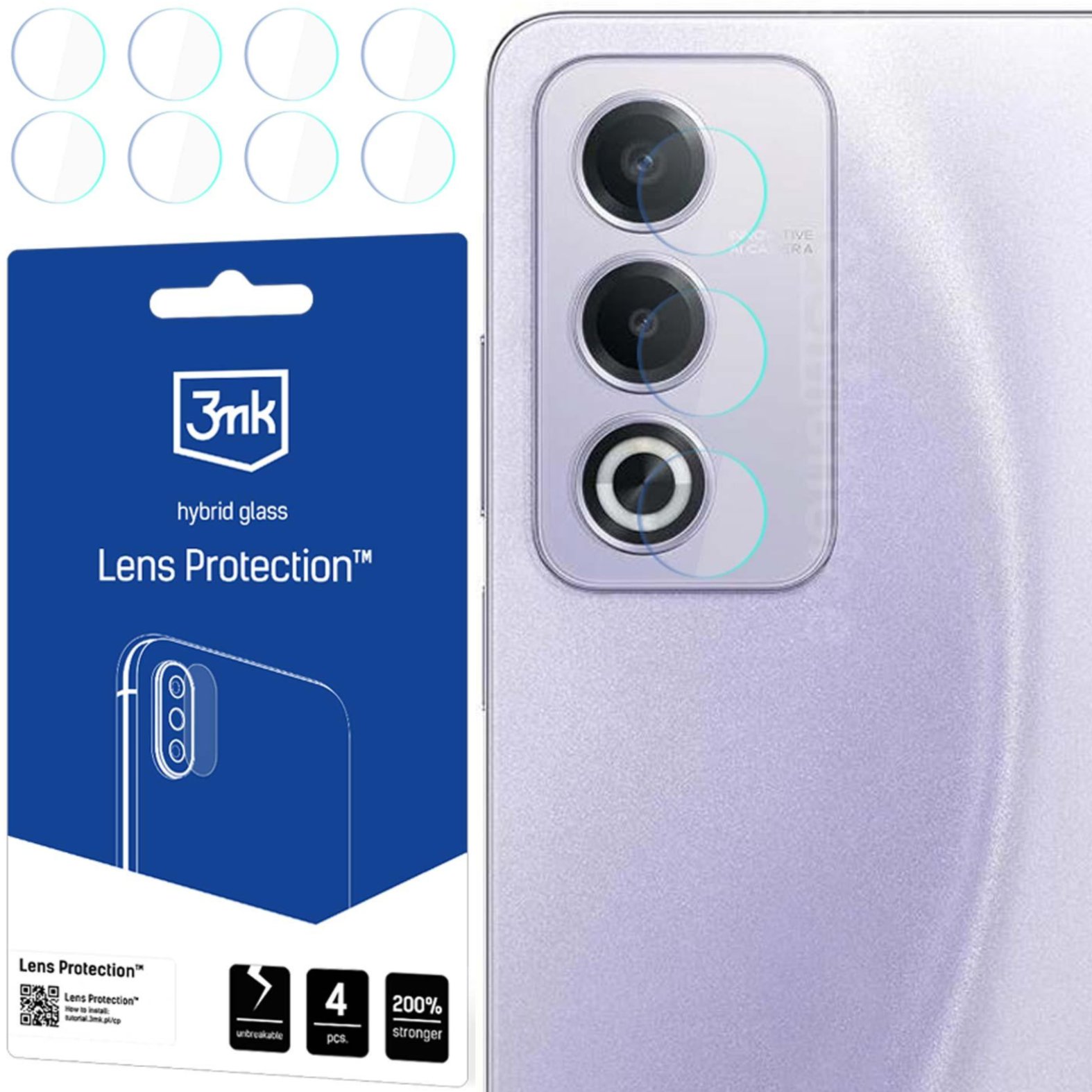 OPPO A3 PRO 5G / ENERGY - 3MK LENS PROTECTION