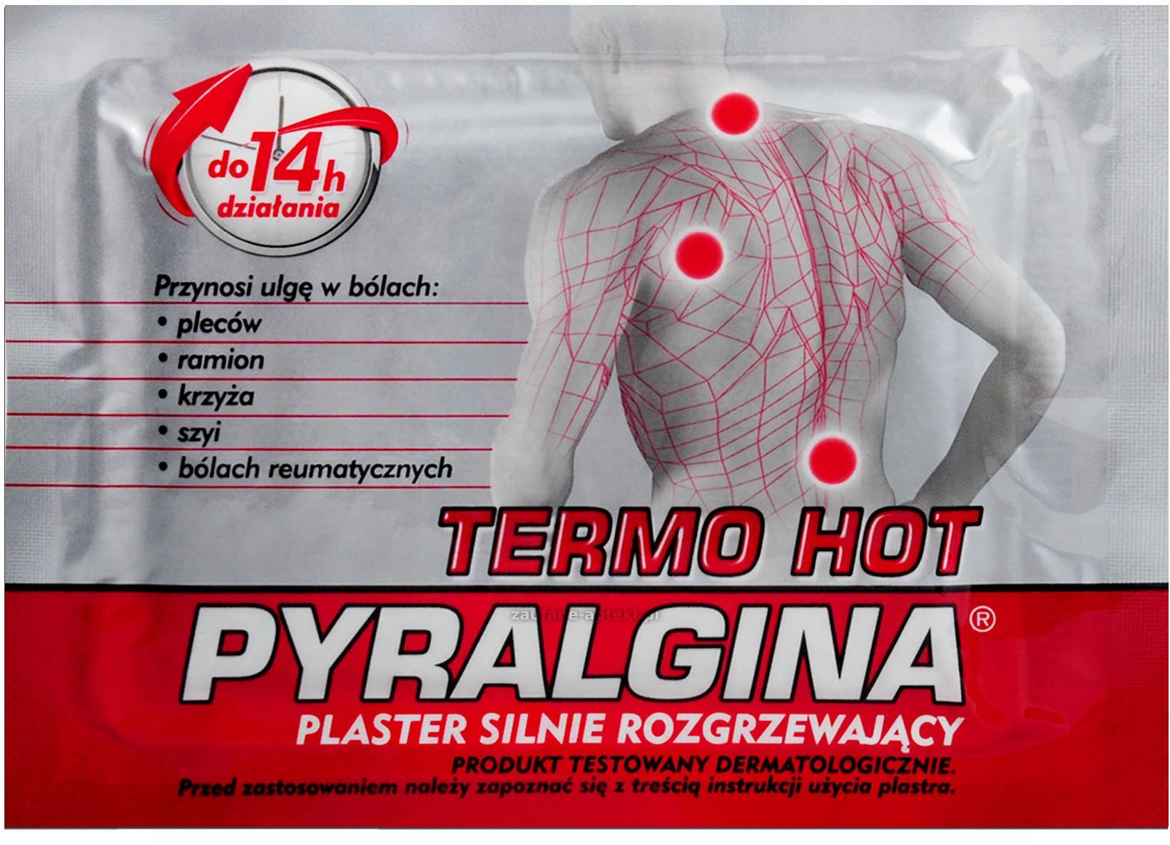 Eurus PYRALGINA_Termo Hot plaster strongly warming 1 sztuka