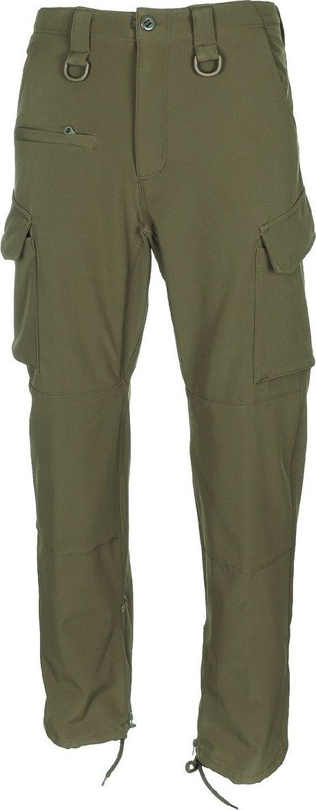 MFH Spodnie Soft Shell"Allround" oliwkowe 3XL