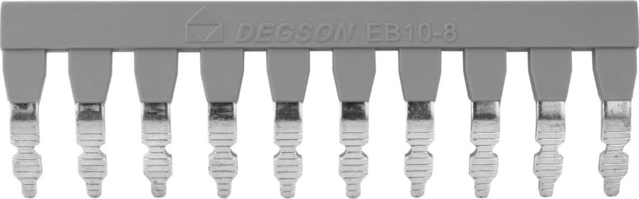 Degson Mostek wtykowy 10-torowy EB 10-8 do złączek szynowych PC6 DGN 3510