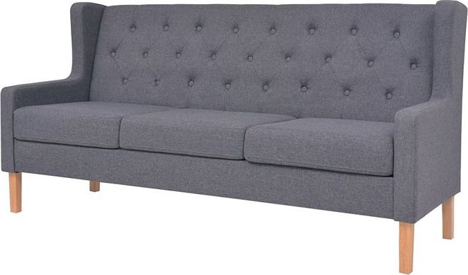 Elior Trzyosobowa sofa Isobel 3G - szara