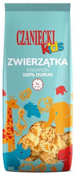 Czaniecki Makaron dla dzieci zwierzątka 250g