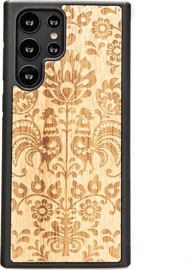 BeWood Drewniane Etui Samsung Galaxy S22 Ultra Folk Aniegre