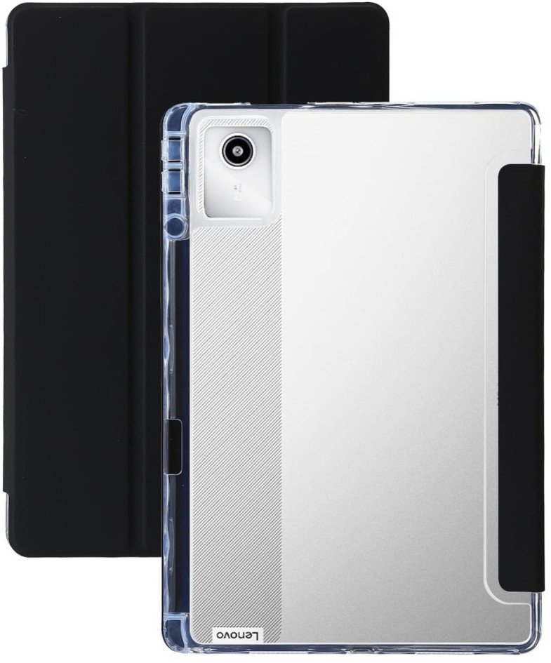 Etui z klapką Smartcase II do Lenovo Tab M11/K11E TB-330FU/TB-331FC, czarno-przezroczyste