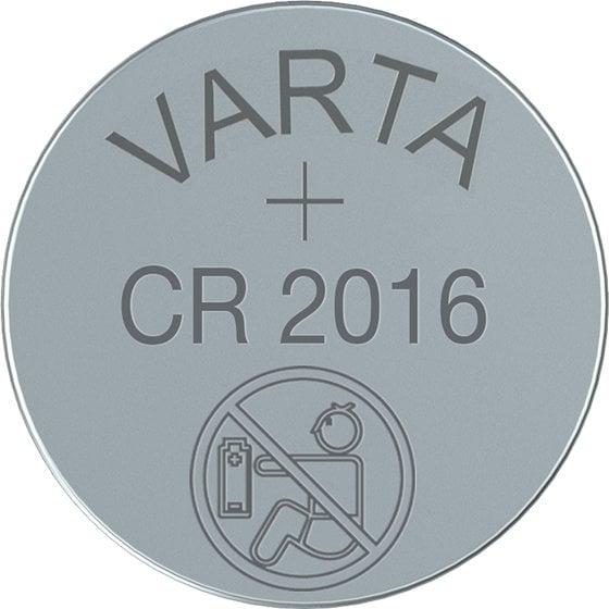 Batterie Knopfzelle CR2016 *Varta* 5-Pack