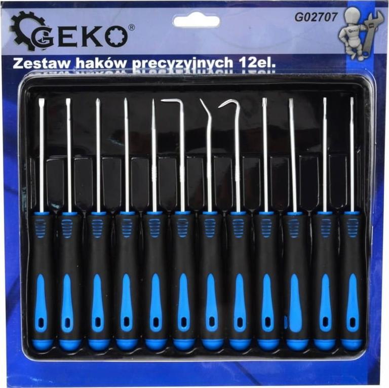 Geko ZESTAW HAKÓW PRECYZYJNYCH 12EL.(48) G02707 GEKO