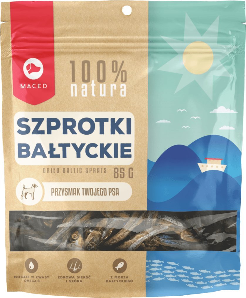 Maced Przysmak 100% NATURA SZPROTKA BAŁTYCKA 85G