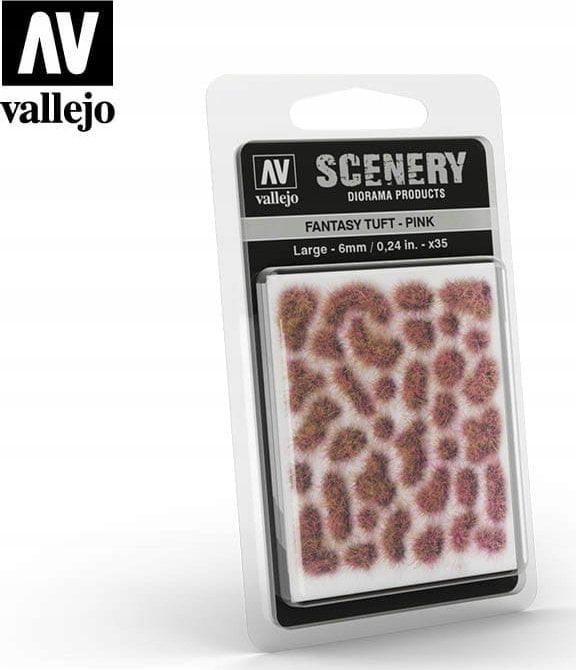 Vallejo Vallejo: Scenery - Fantasy Tuft - Pink (6 mm)x35