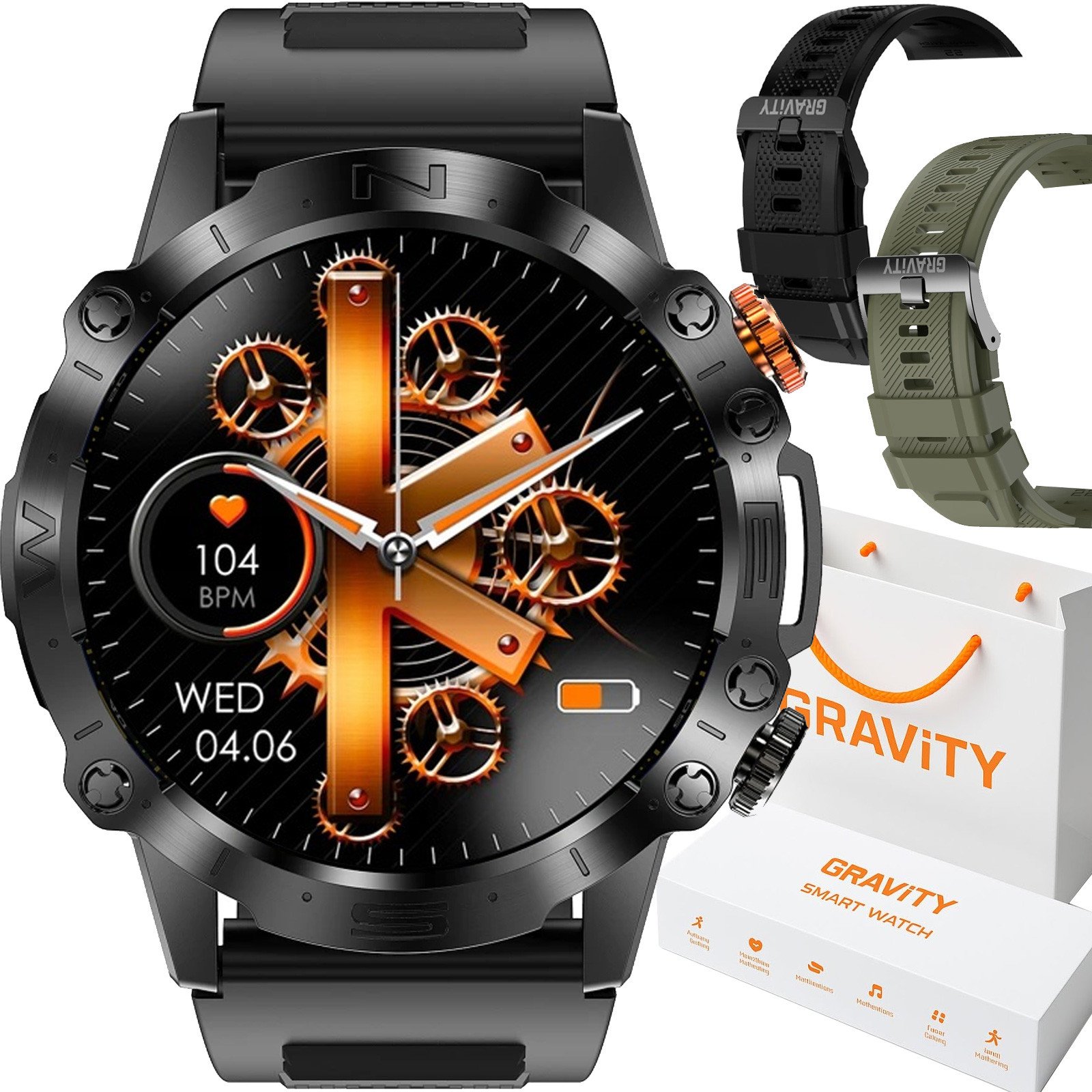Zegarek męski SMARTWATCH GRAVITY GT20-7