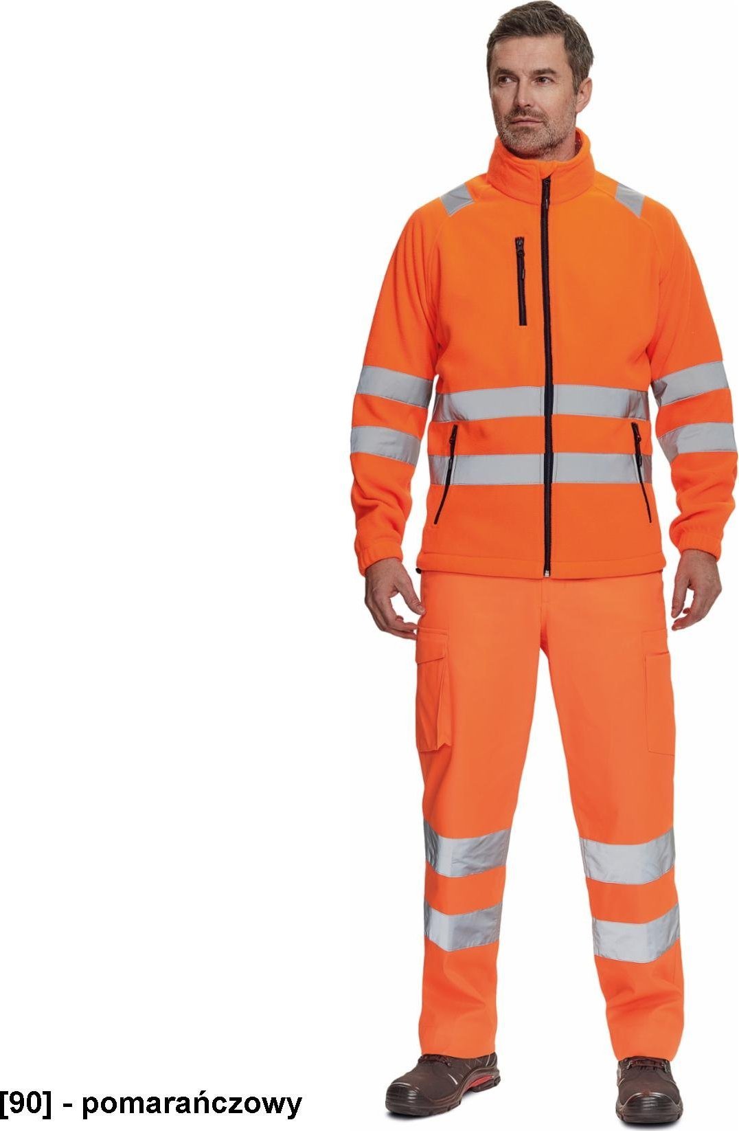 CERVA ALMERIA HV - bluza polarowa - pomarańczowy M