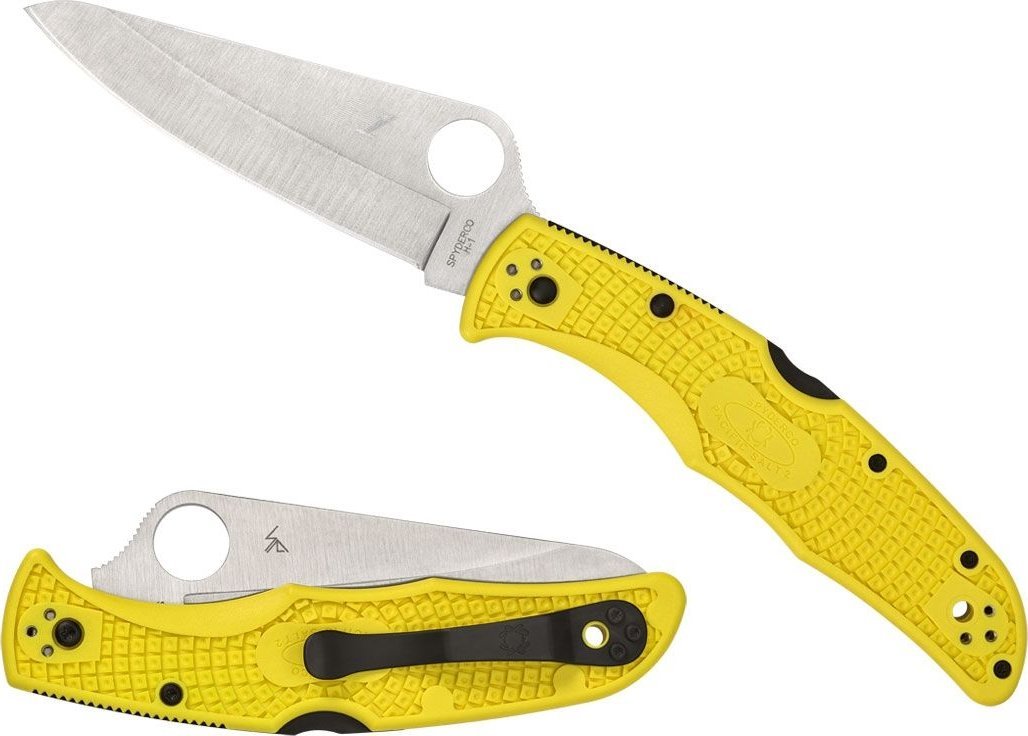 Spyderco Spyderco PACIFIC SALT 2 FRN YELLOW PLAIN C91PYL2