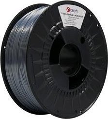 C-Tech Włókno drukarskie (filament) PREMIUM LINE, Silk PLA, bazaltowy szary, RAL7012, 1,75mm, 1kg
