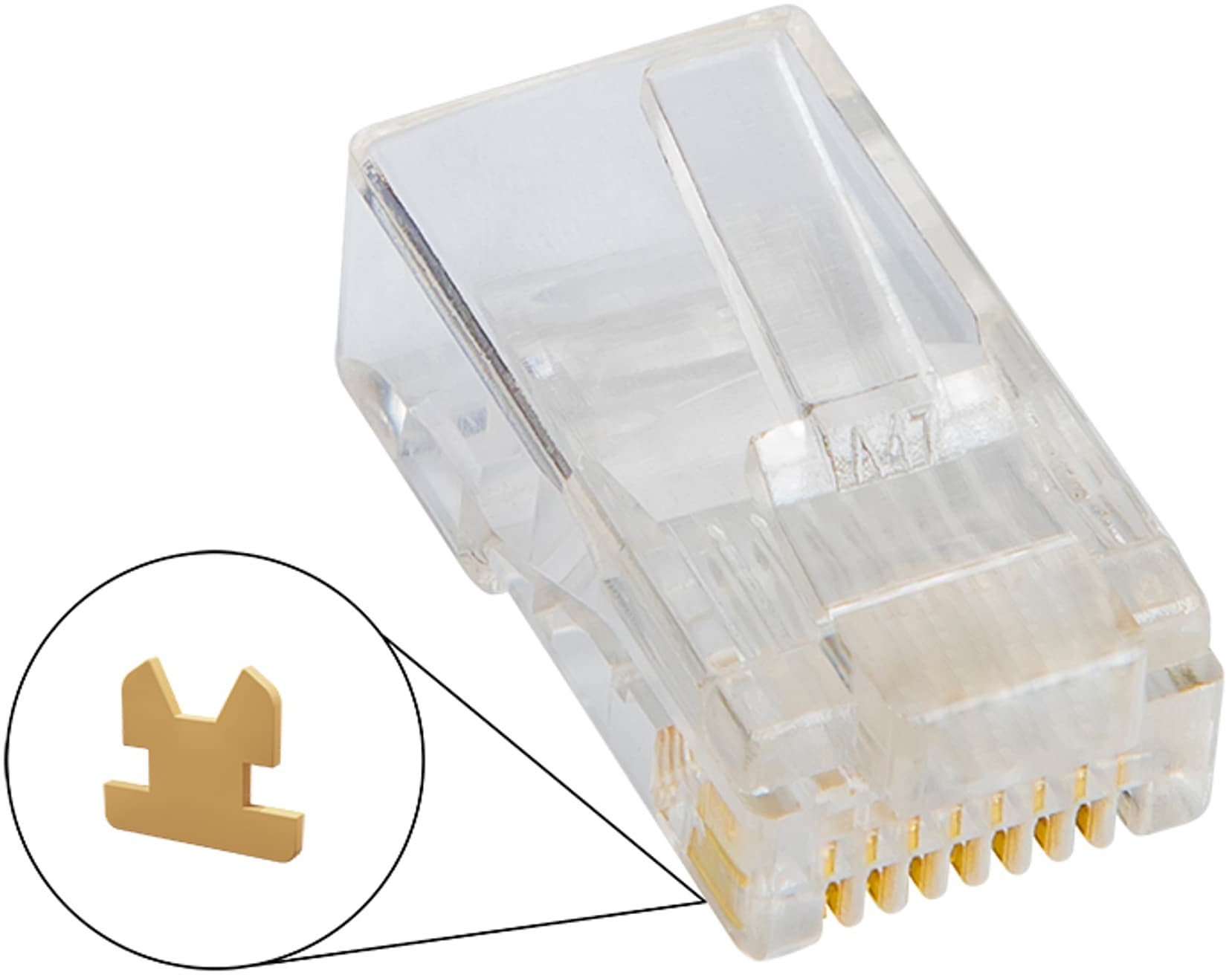 1259# Wtyk telefoniczny 8p8c (rj45) linka