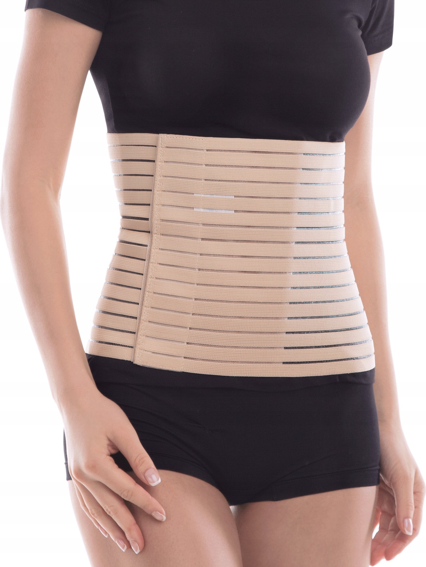 TOROS-GROUP Pas pooperacyjny z szynami usztywniajĄcymi , porowaty - Wysokoâ 24 cm rozmiar 4 - 150P(b)-2