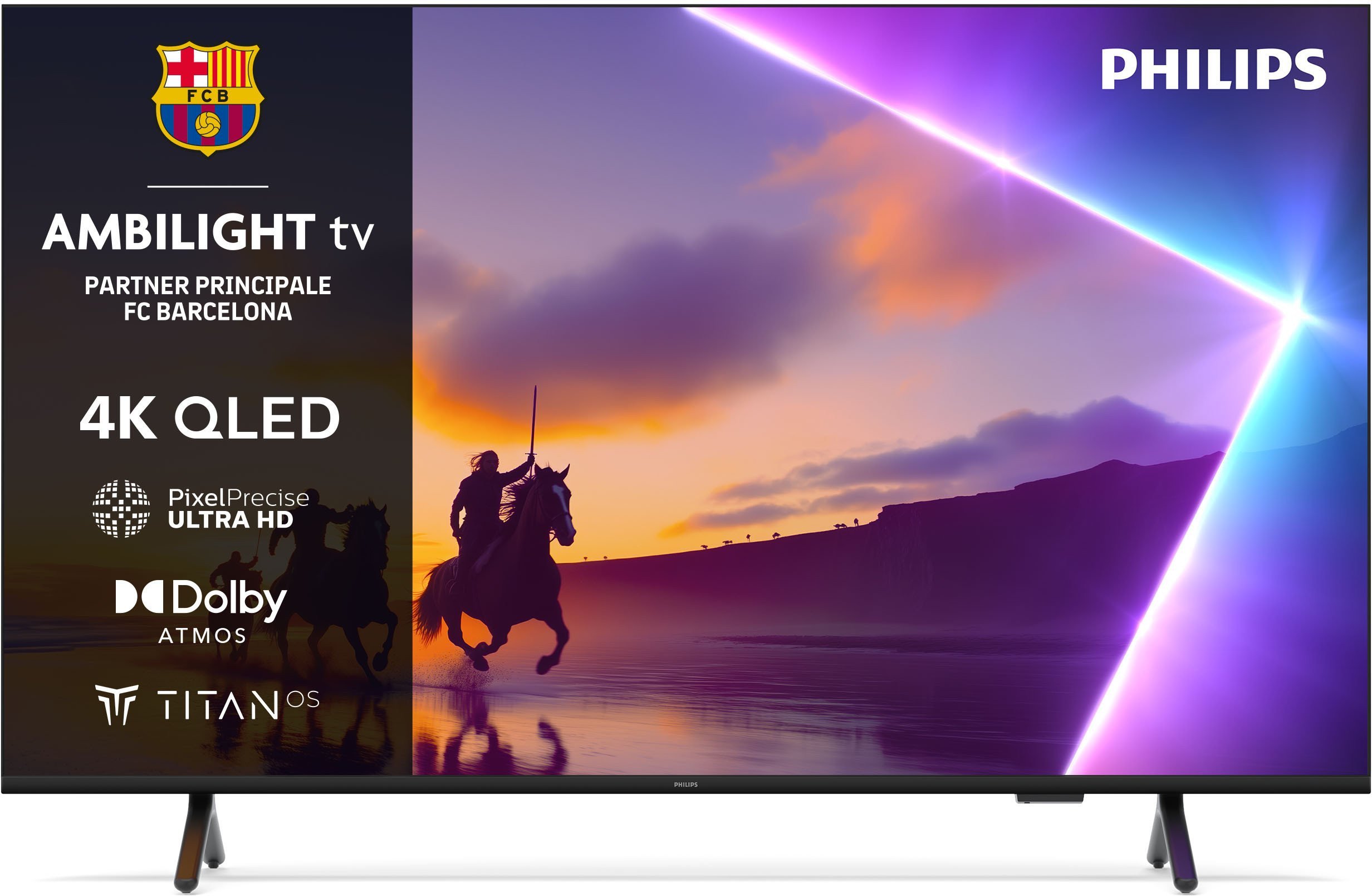 Telewizor Philips 55PUS8510/12 QLED 55'' 4K Ultra HD Titan OS Ambilight
