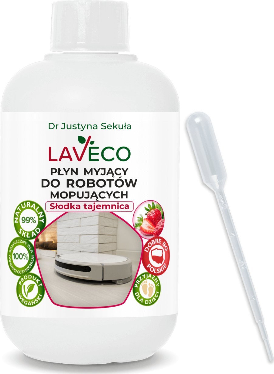 LAVECO Płyn myjący do robotów mopujących - słodka tajemnica - 0,5 l