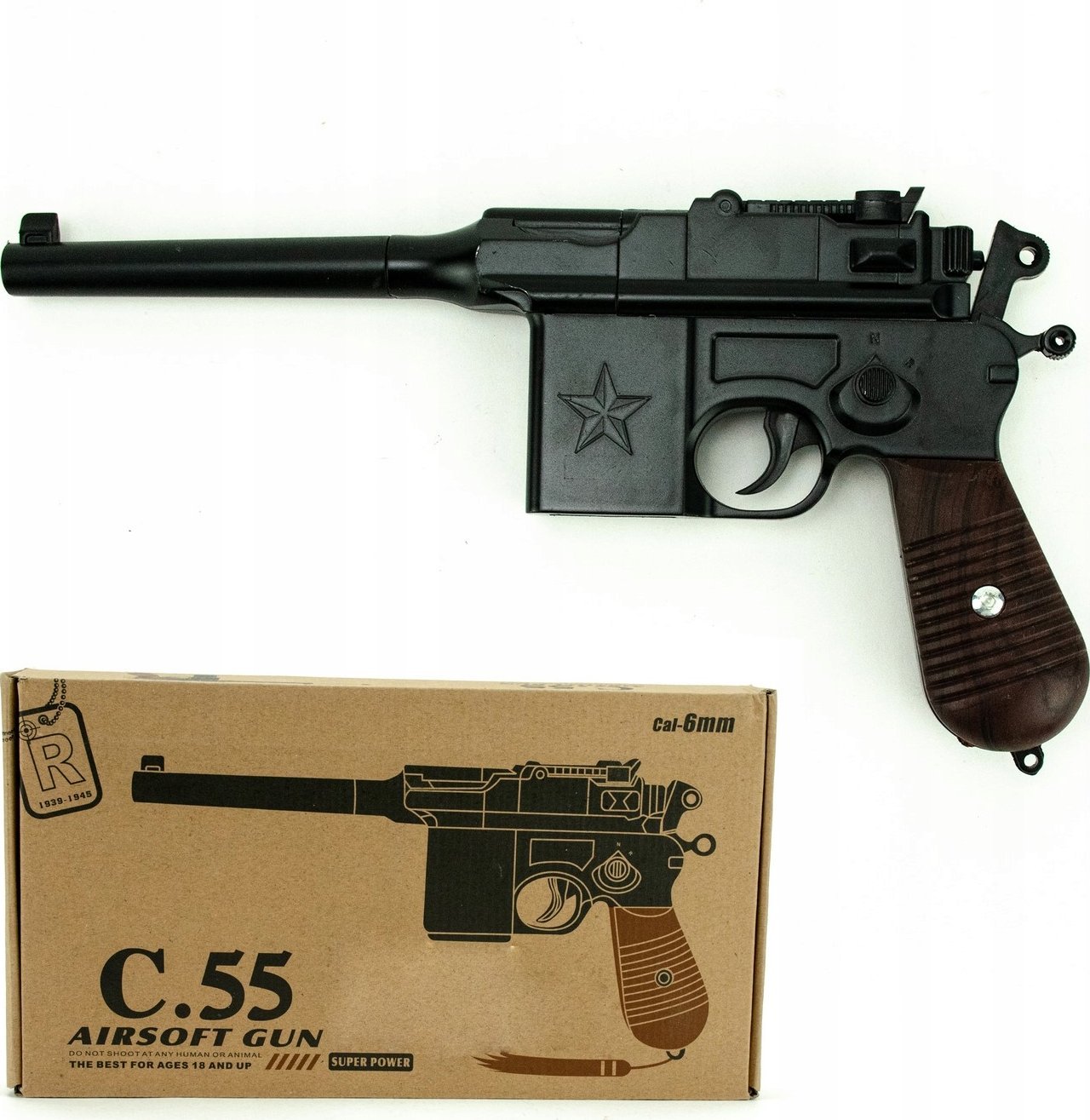 Skleplolki PISTOLET METALOWY REPLIKA ASG NA KULKI ZABAWKI