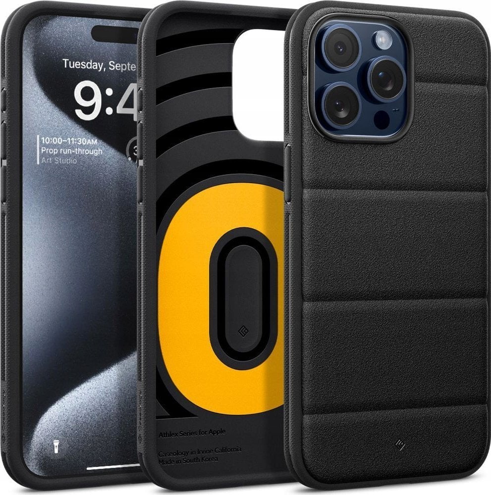 Spigen Spigen Caseology Athlex, active black - iPhone 15 Pro