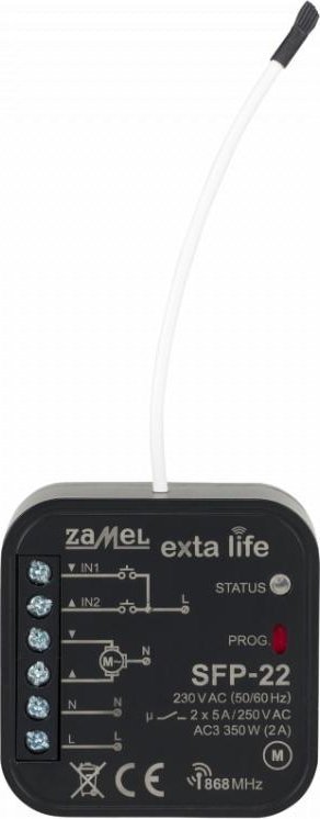 Zamel Exta Life - Sterownik żaluzji fasadowych SFP-22