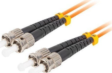 Lanberg Patchcord światłowodowy MM ST/UPC-ST/UPC DUPLEX 3.0MM OM2 50/125 LSZH 5m pomarańczowy