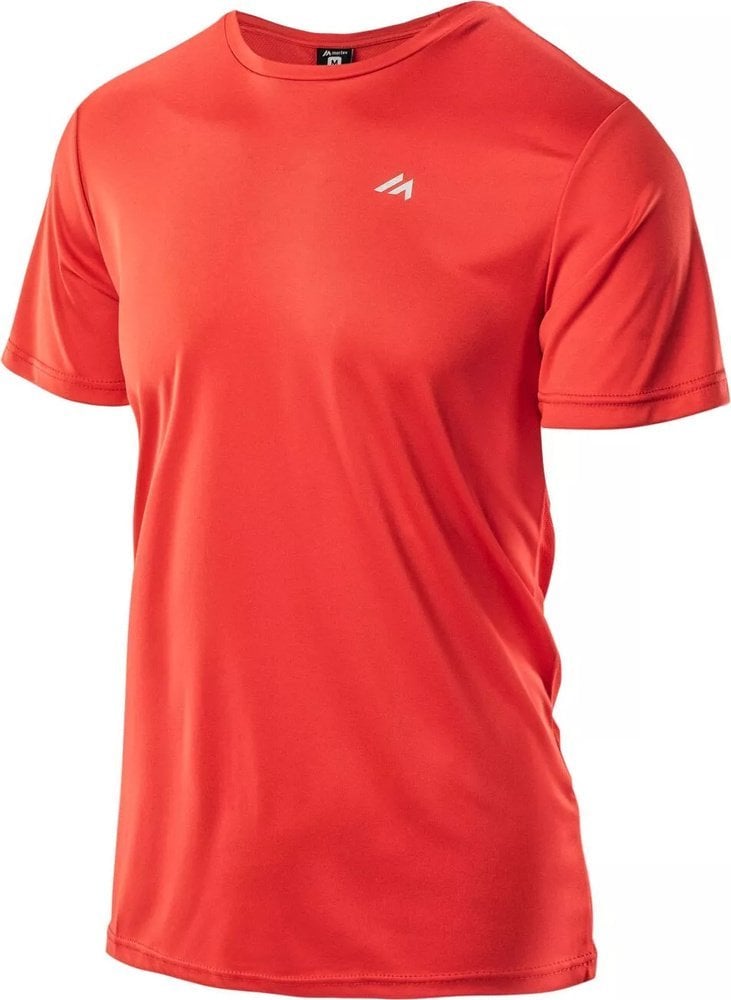 Męska koszulka treningowa z krótkim rękawem Martes Bisic czerwona rozmiar L