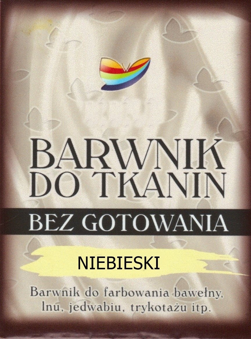 Lazur BARWNIK DO TKANIN NIEBIESKI 15g