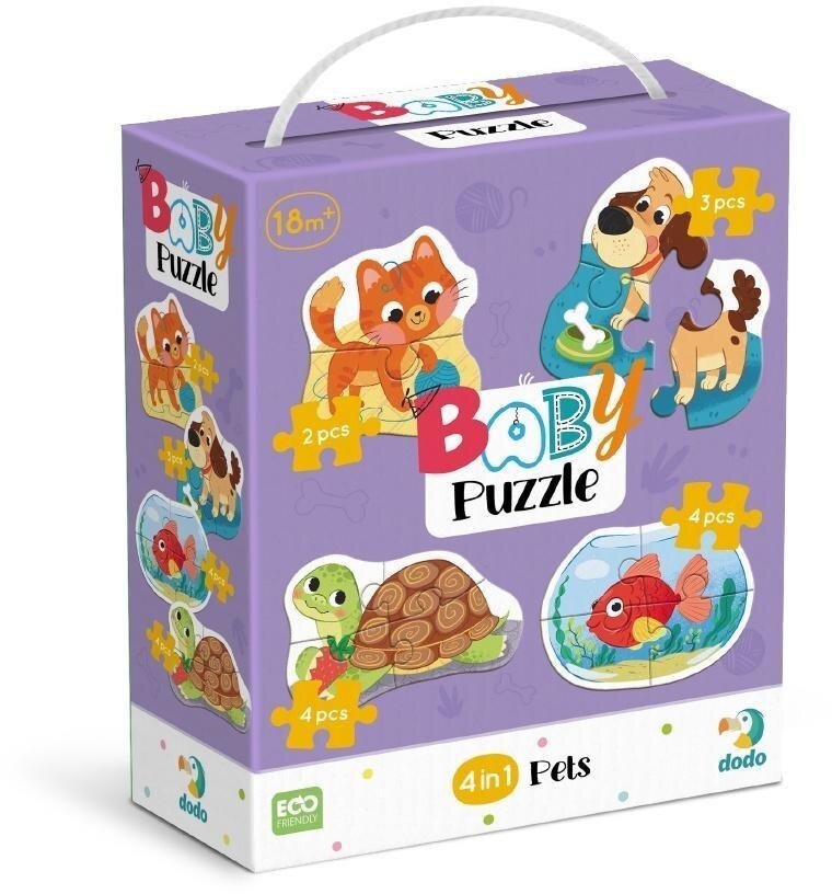 Baby puzzle 4w1 Zwierzęta domowe