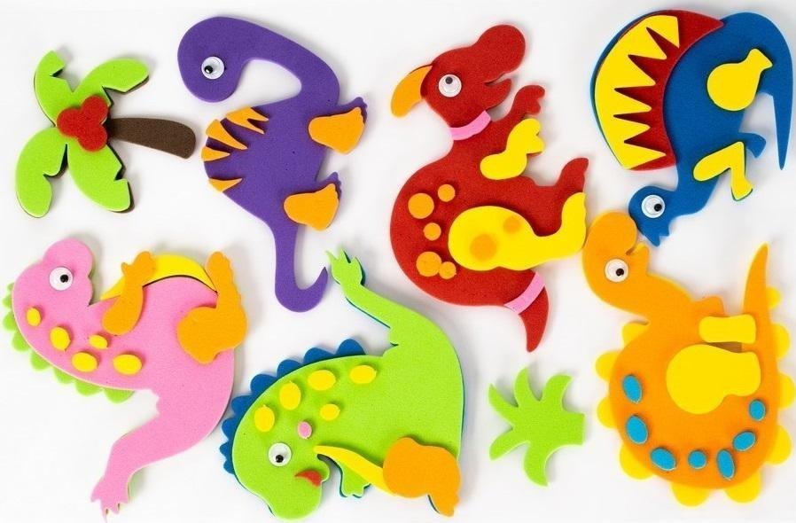 FANDY Naklejki piankowe 3D 3cm 8szt