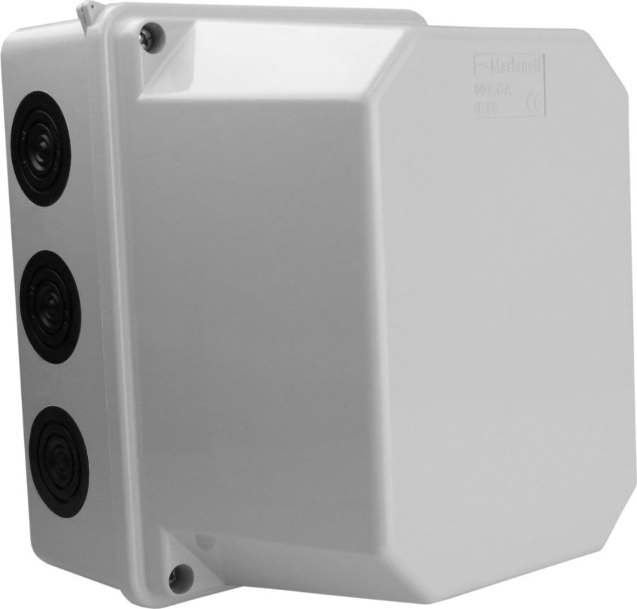 Marlanvil Puszka natynkowa z dławikami wym/wew 150x110x135 mm 10membran z wysoką pokrywą IP66 008.PG.CA.G M-L 2701
