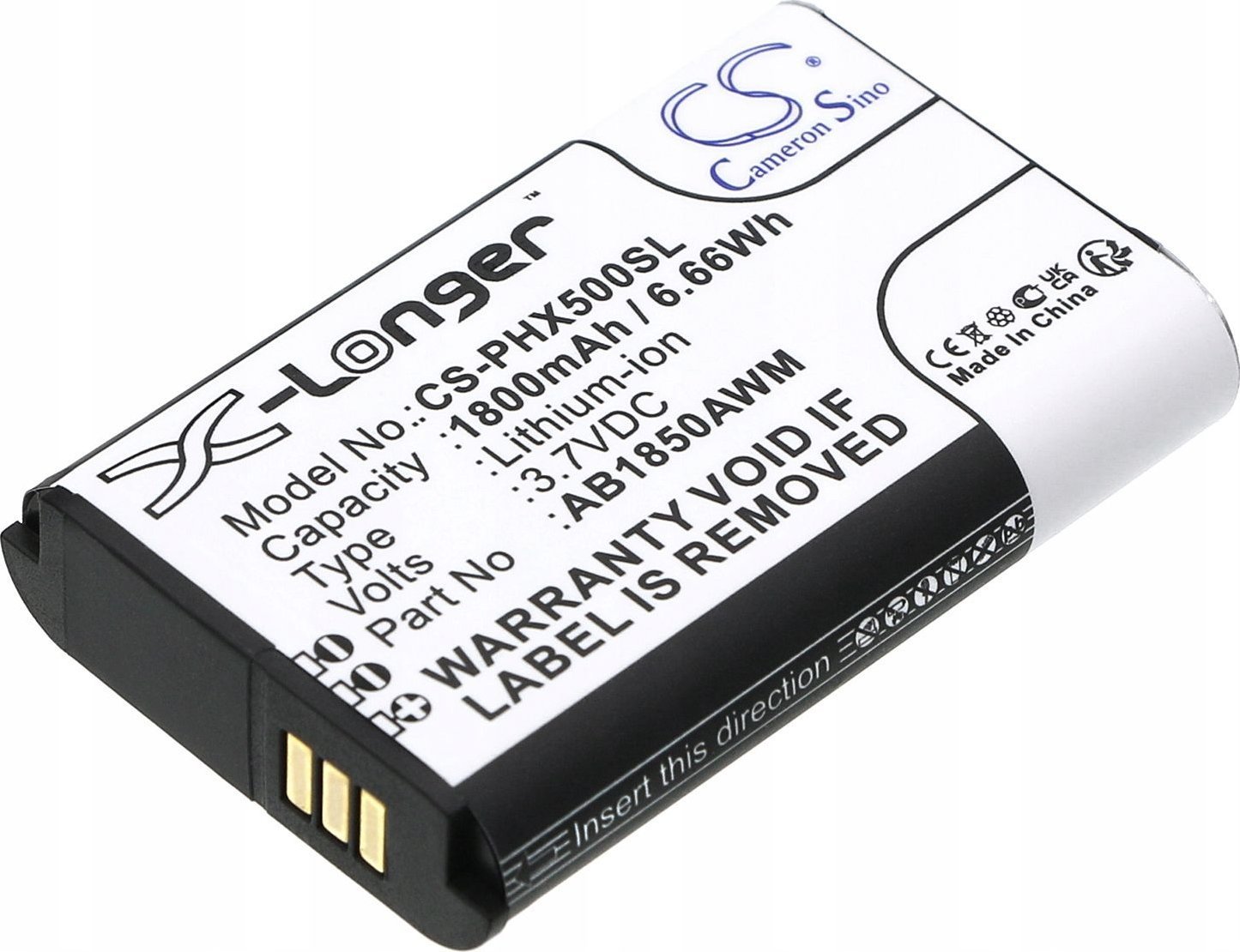 Cameron Sino Akumulator Bateria Typ Ab1850awm Do Philips Xenium X500 9@9k 9a9k Ab1720awm / Cs-phx500sl