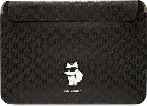 Etui Karl Lagerfeld Sleeve KLCS16SAKHPCK 16" czarny/black Saffiano Monogram Choupette