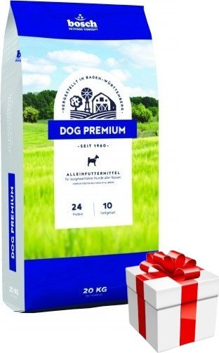 Bosch BOSCH Dog Premium 20kg + Niespodzianka dla psa GRATIS