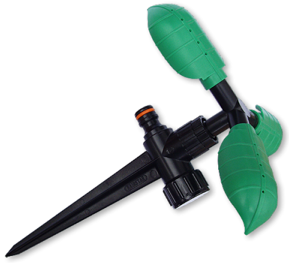 Bradas Zraszacz obrotowy 3-ramienny wbijany z regulacją (ECO-PW3325)