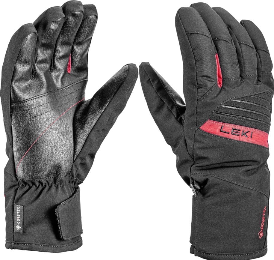 Leki LEKI RĘKAWICE Cosmos black/red 10.0