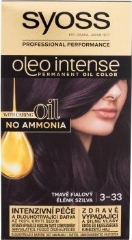 Schwarzkopf Schwarzkopf Syoss Farba do włosów Oleo 3-33 bogata śliwka 1op.
