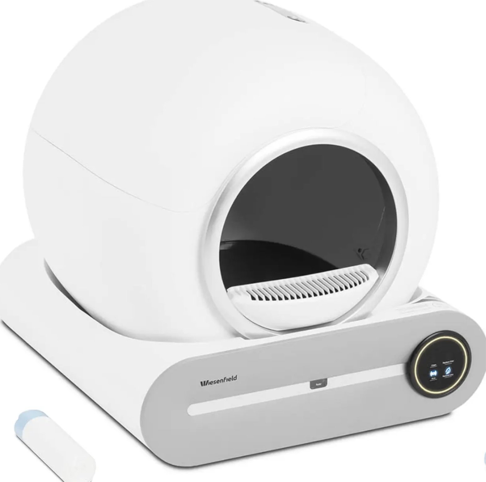 Wiesenfield Kuweta dla kota samoczyszcząca ze sterylizacją plazmową sterowana aplikacją Kuweta dla kota samoczyszcząca ze sterylizacją plazmową sterow