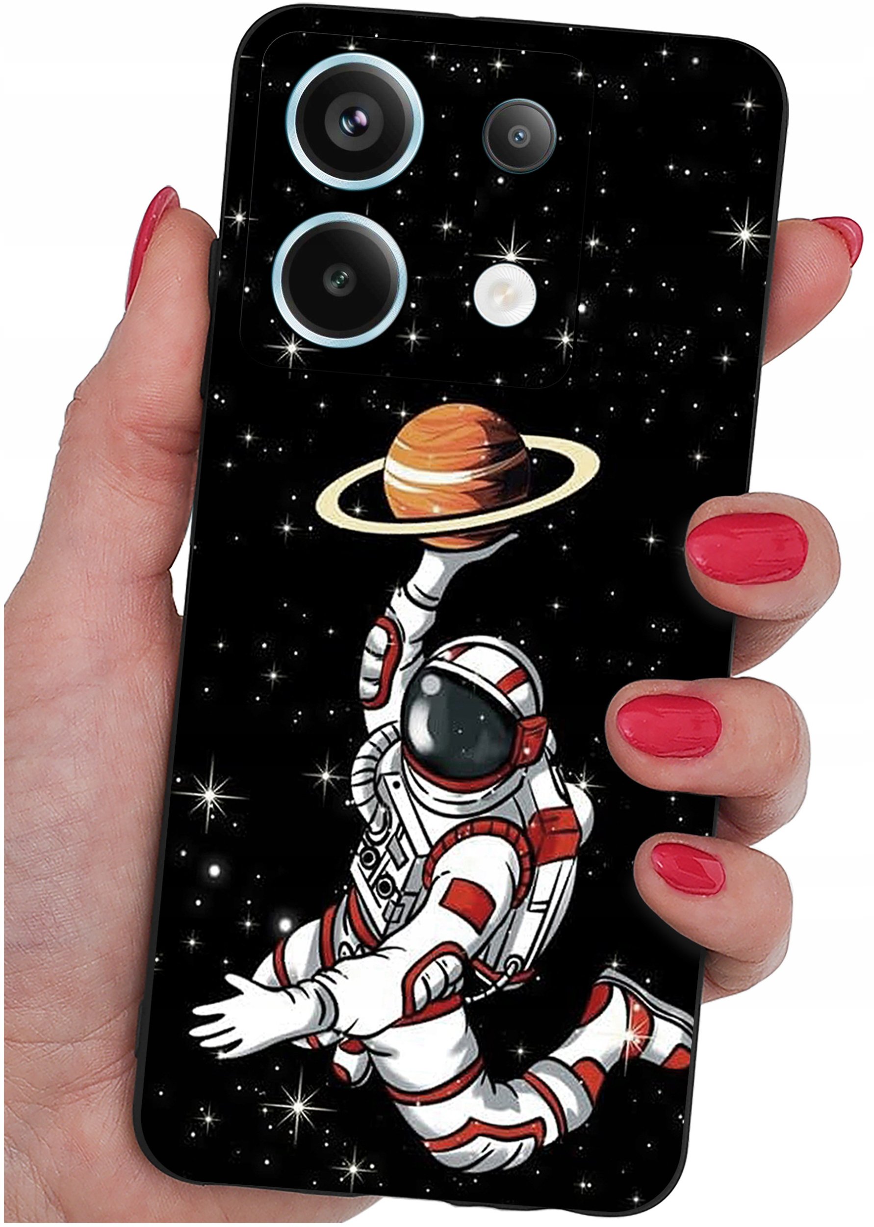 ETUI do Xiaomi Redmi Note 13 Pro 5G WZORY |SILIKONOWE MATT CASE +SZKŁO 9H