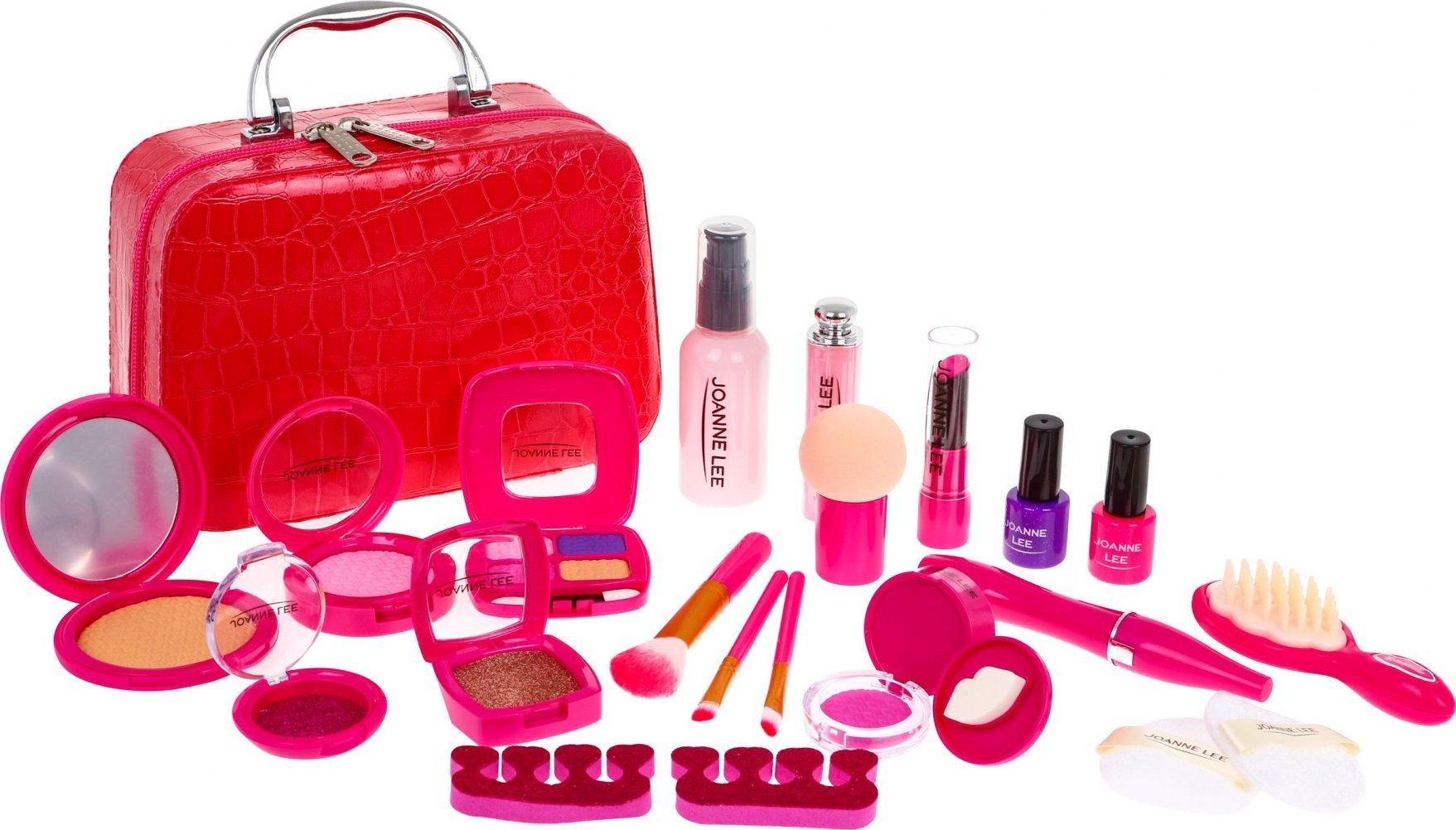 Triton Zestaw do makijażu dla dziewczynek 3+ Torebka + zabawkowe kosmetyki 23 el.